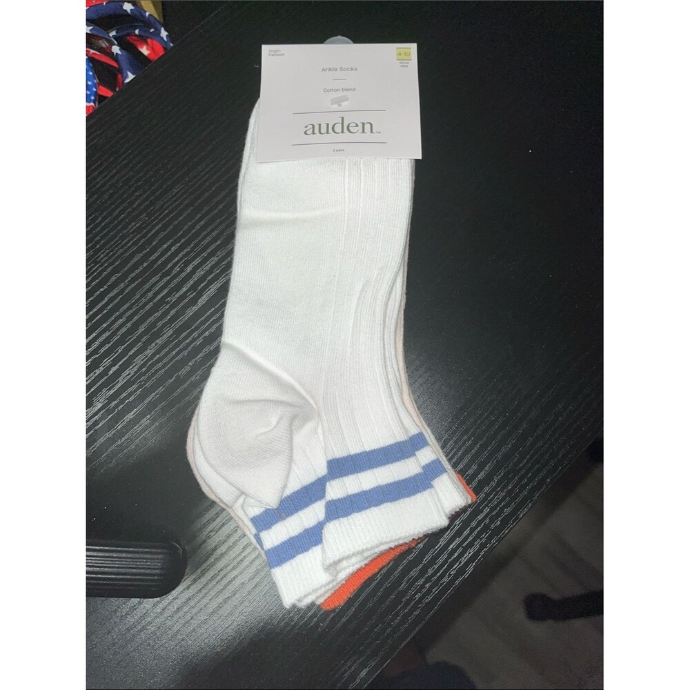 3pk Auden Ankle Socks